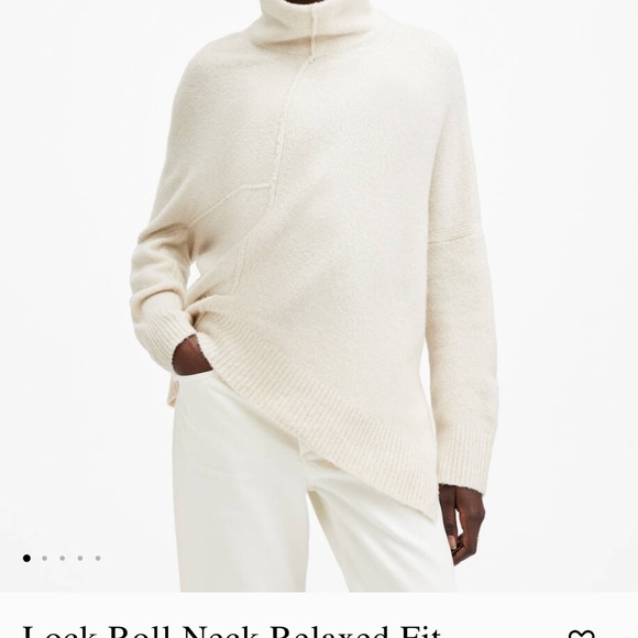 Allsaints Lock Roll Neck Relaxed Fit Sweater - Picture 5 of 5